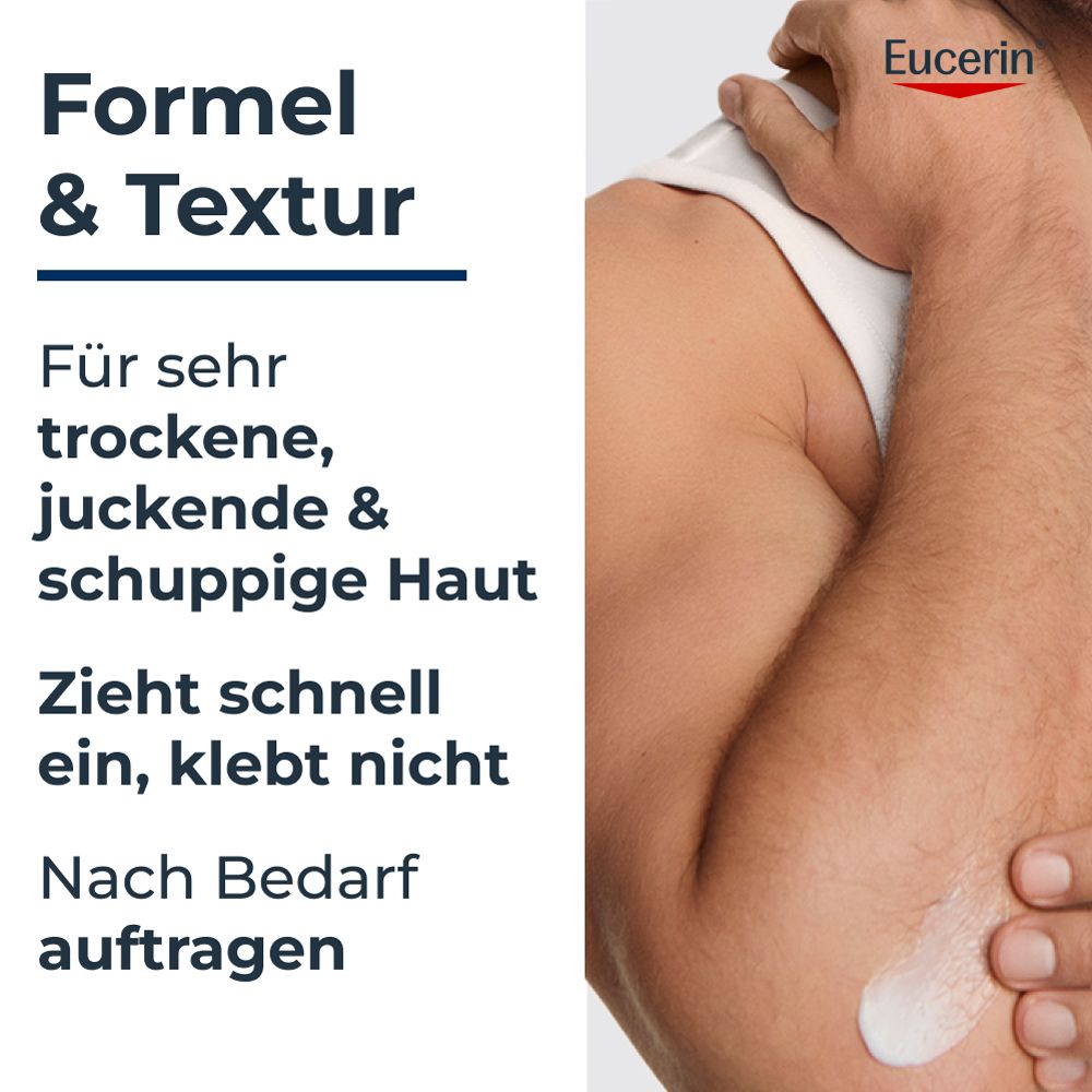 Formel & Textur: Lotion zieht schnell ein, klebt nicht, für trockene Haut.