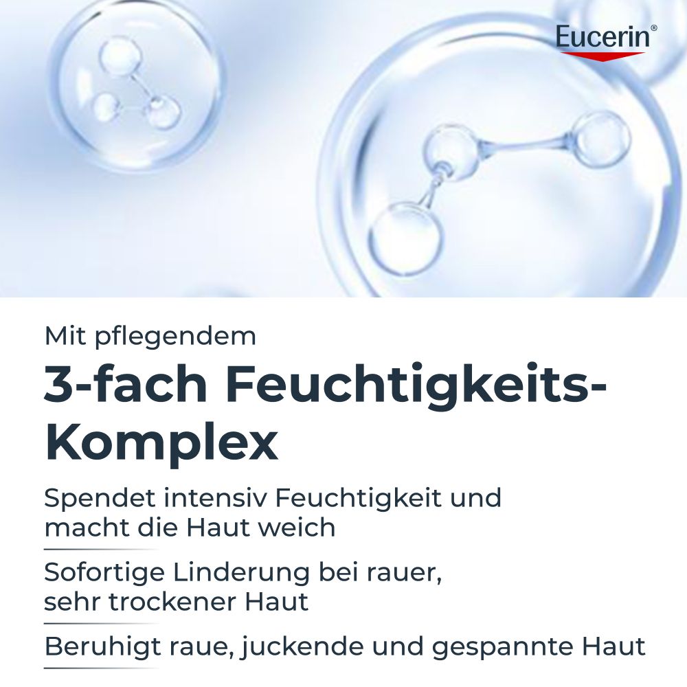 3-fach Feuchtigkeits-Komplex für intensive Feuchtigkeit und weiche Haut.