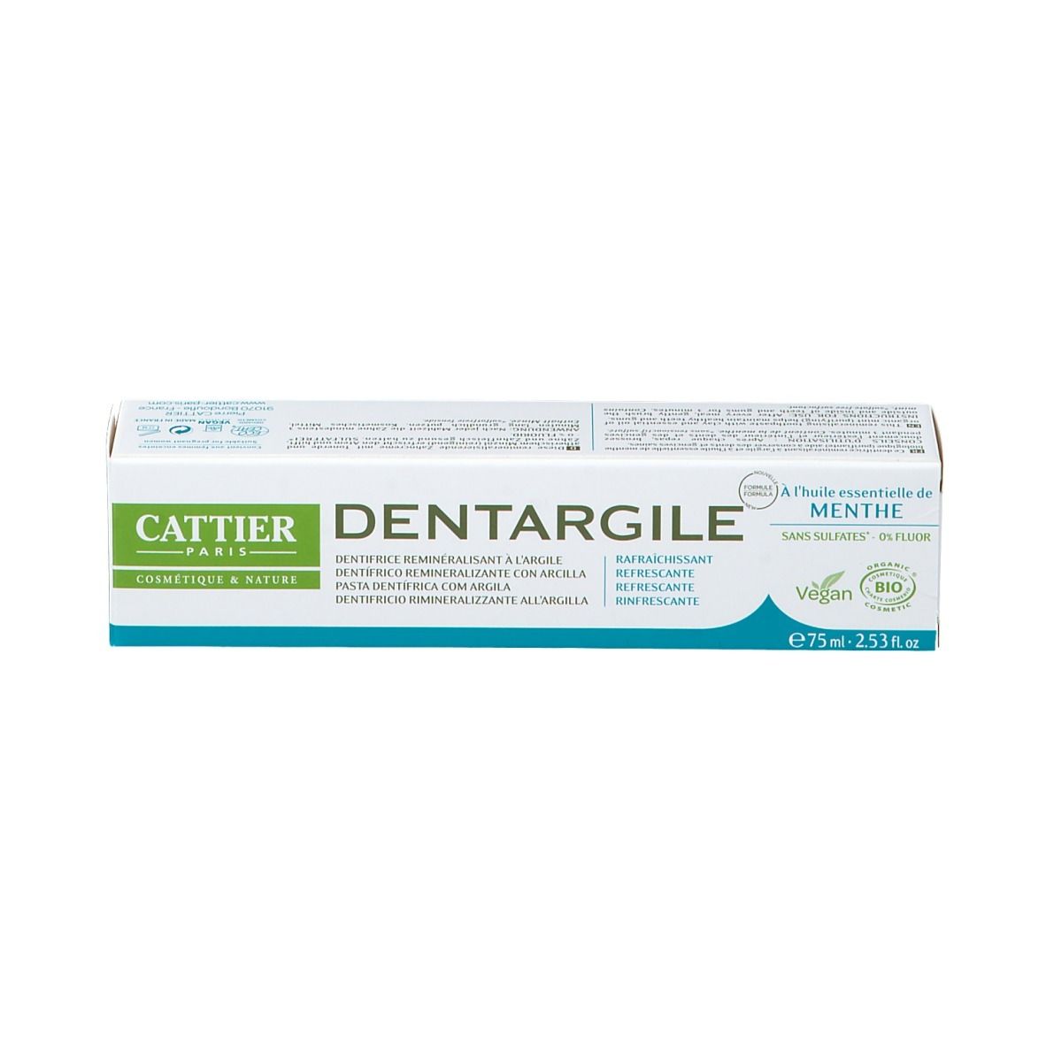 Cattier Dentagrile Bio-Menthol-Zahnpasta