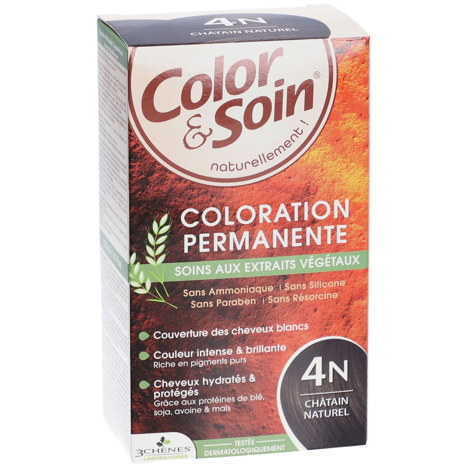 Les 3 Chênes Color & Soin 4N Naturkastanie