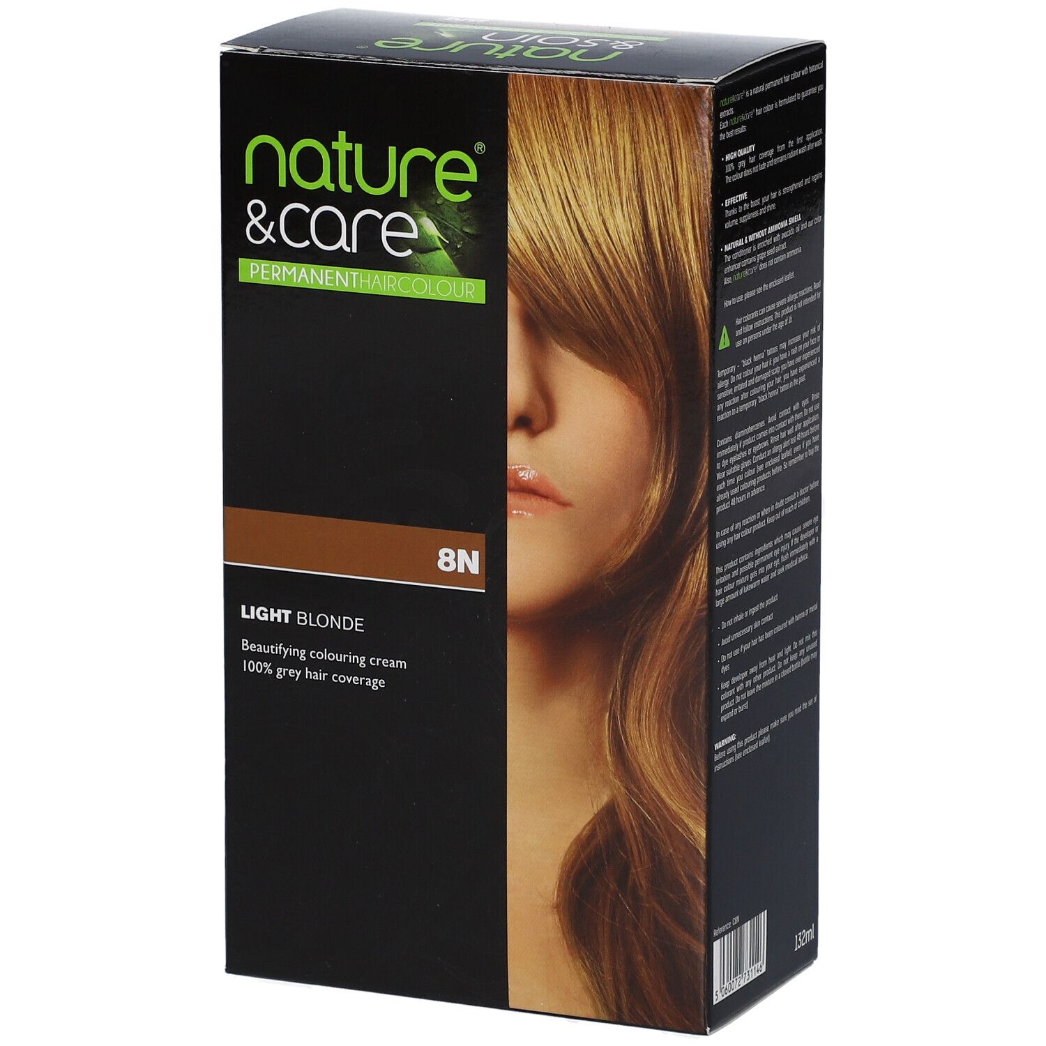 nature&soin Haarfarbe Hellblond 8N