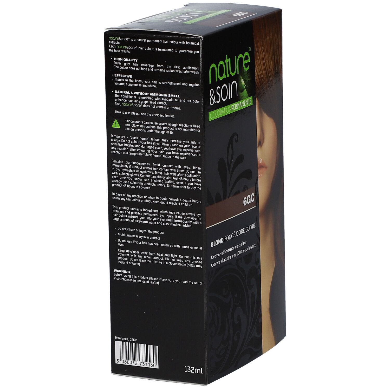 nature & care® Dunkelblondes Gold Kupfer 6GC