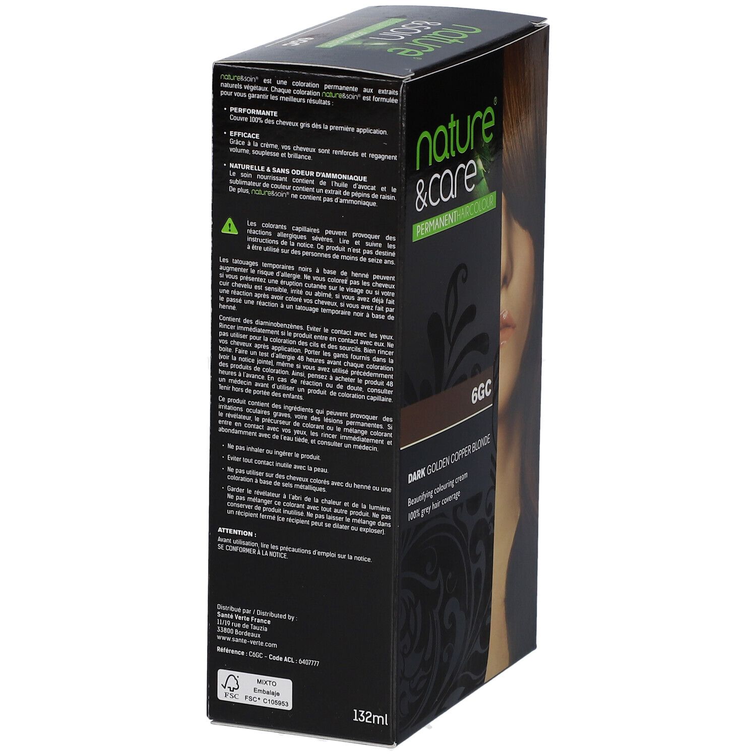 nature & care® Dunkelblondes Gold Kupfer 6GC