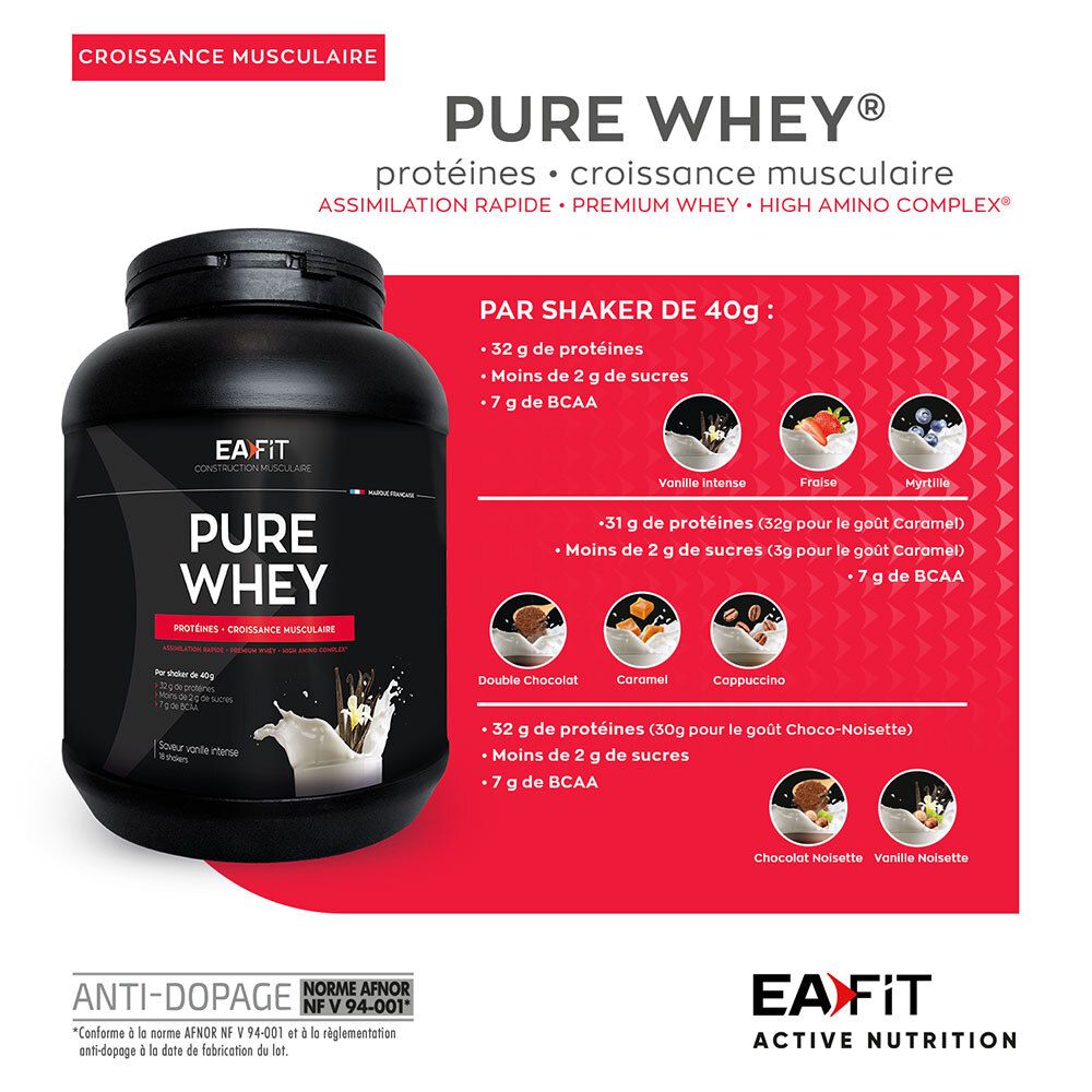 EA Fit Pure Whey Vanille Nuss