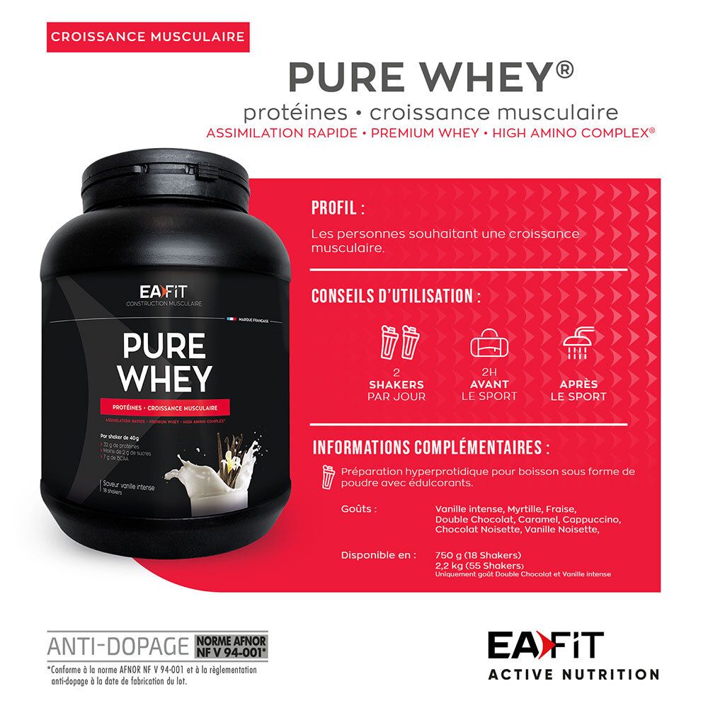 EA Fit Pure Whey Vanille Nuss