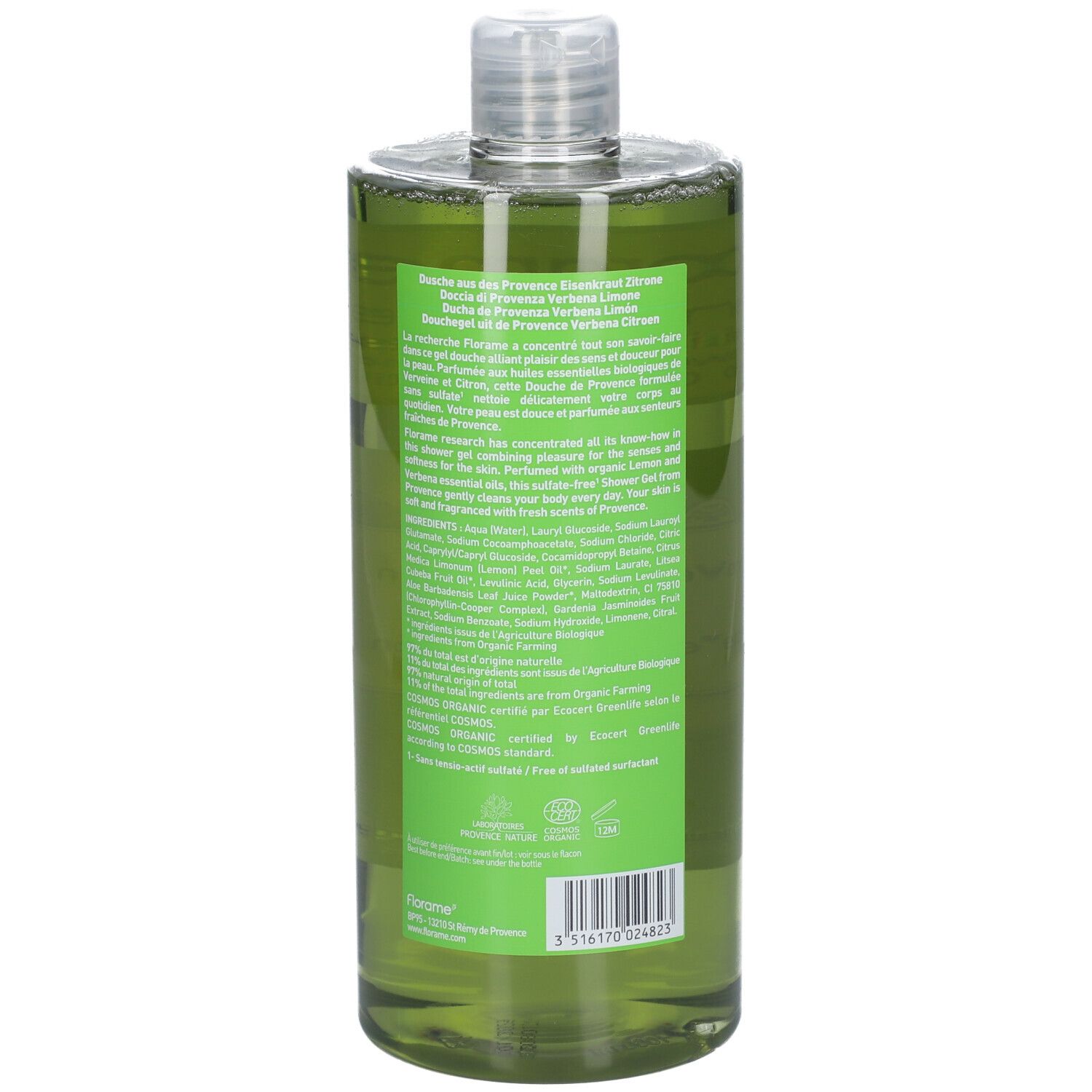 Florame Duschgel der Provence Zitronenverbene Zitrone