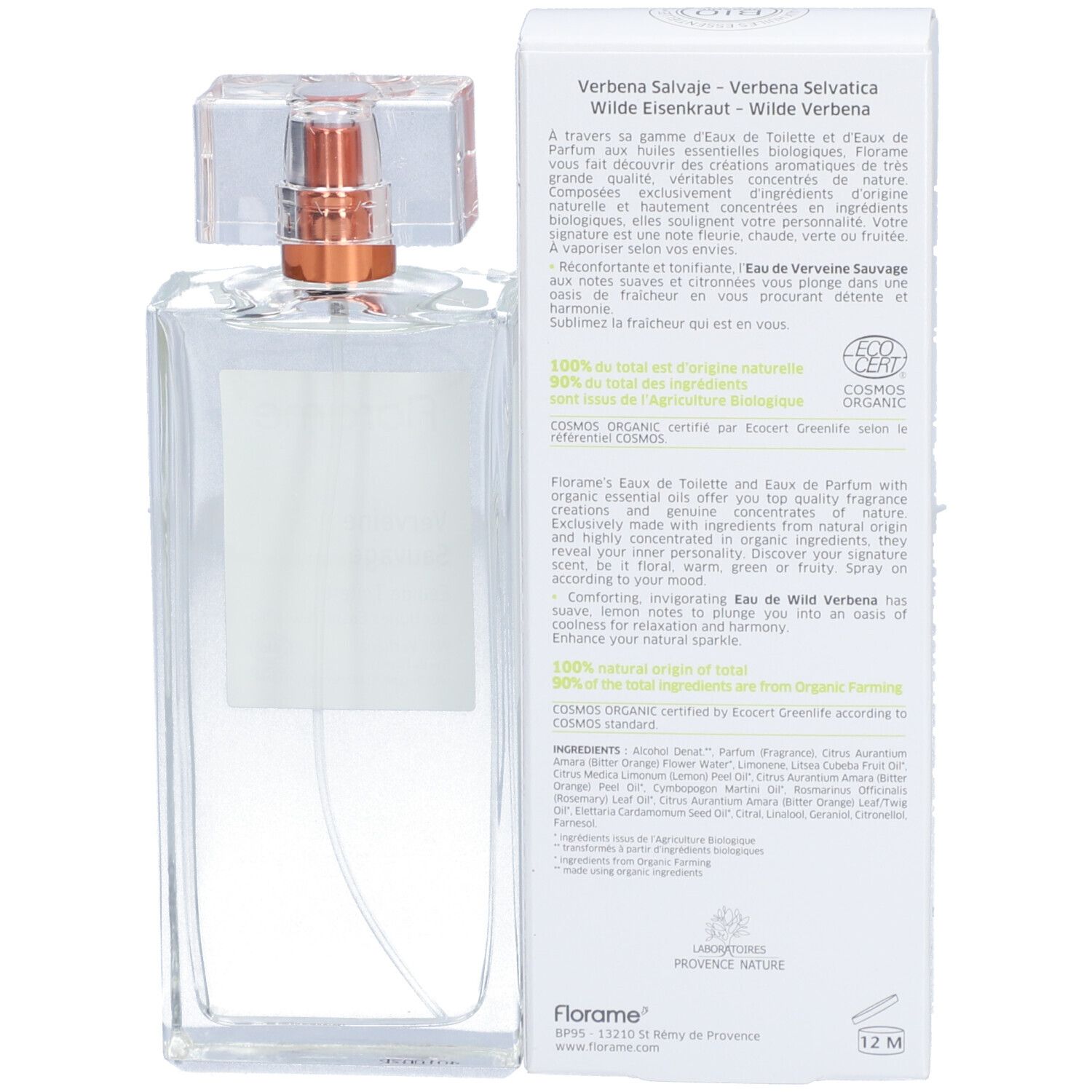 Florame Eau de Toilette Verveine Sauvage (Prickelndes Eisenkraut)
