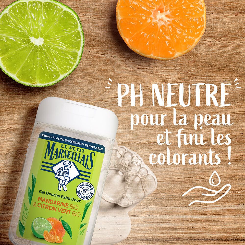 Le Petit Marseillais 2in1 Duschgel Bio-Mandarine & Bio-Limette