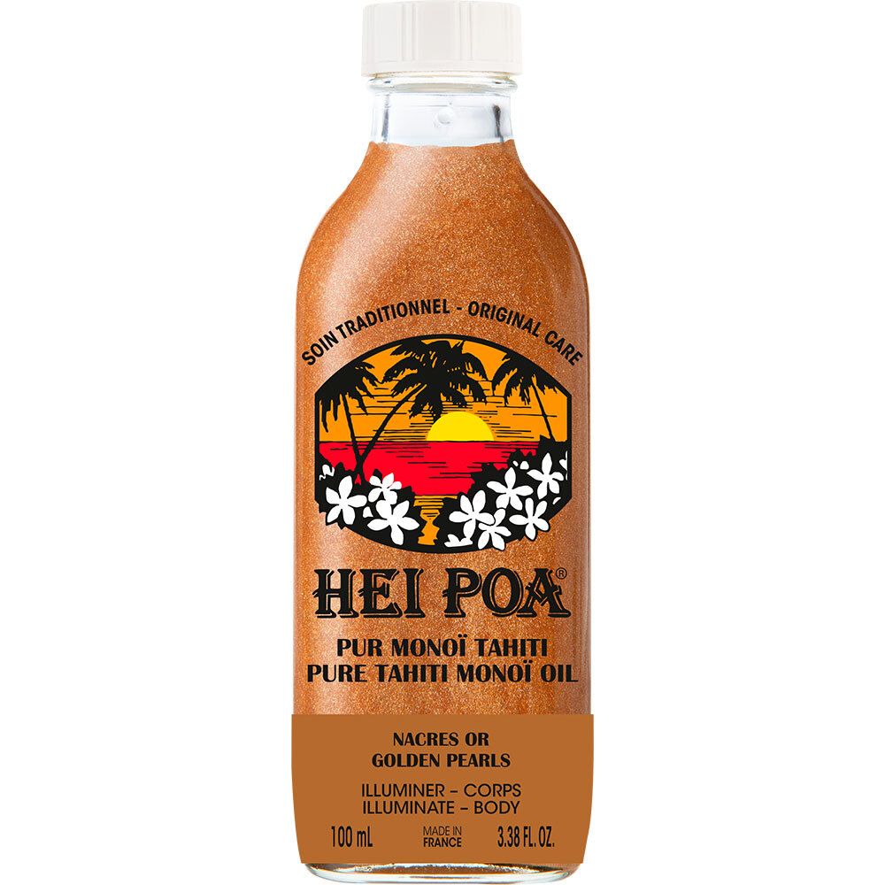 Hei Poa® pur Monoï de Tahiti Perlmutt Gold