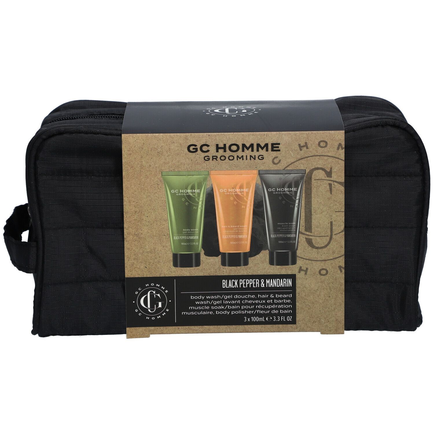 The Luxury Bathing Company Trousse GC HOMME Reisetasche - Poivre noir & Mandarine