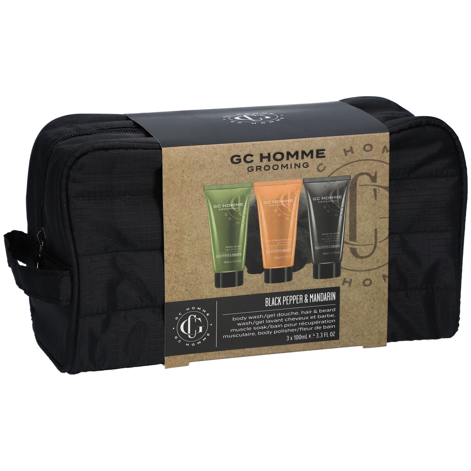 The Luxury Bathing Company Trousse GC HOMME Reisetasche - Poivre noir & Mandarine
