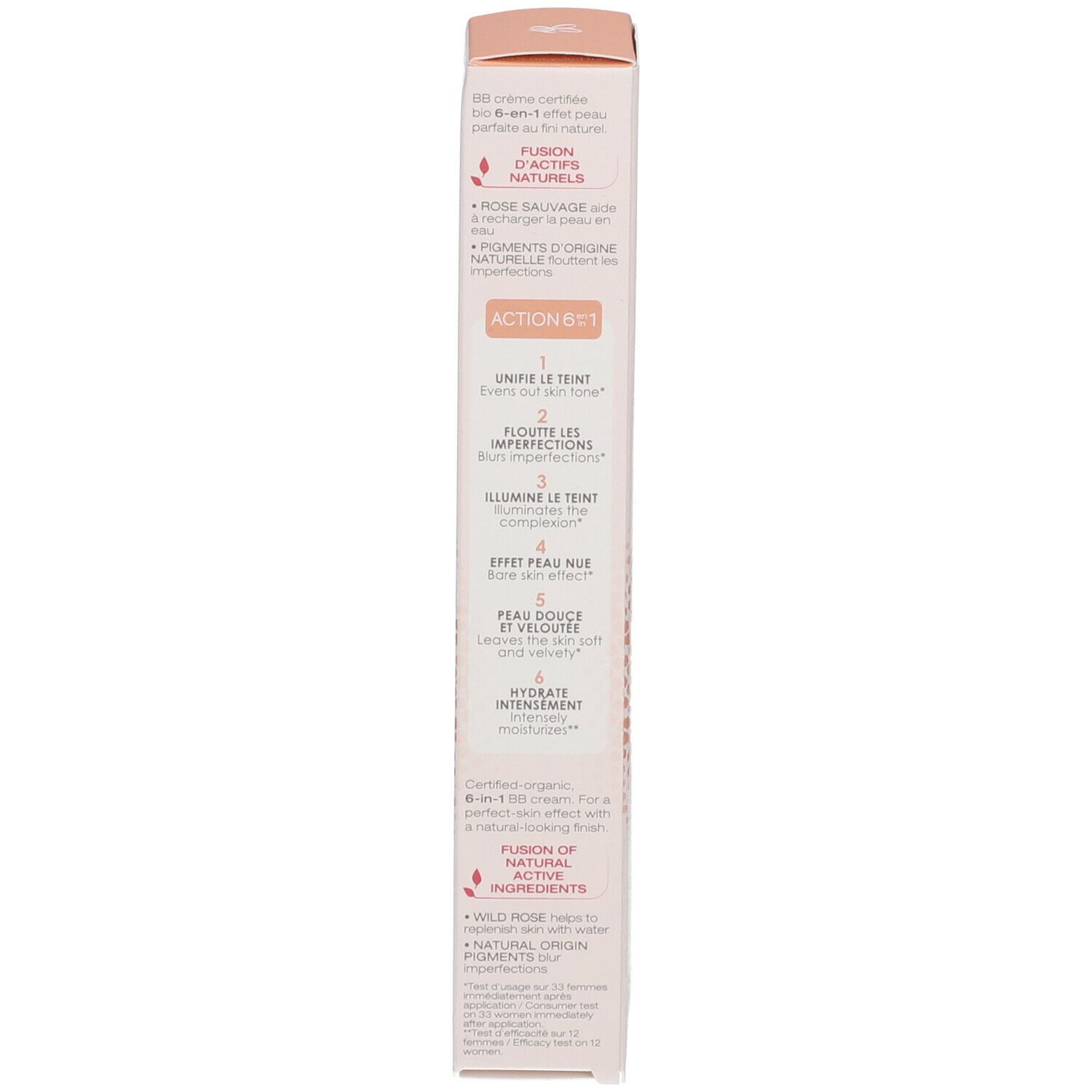 Melvita Bio-zertifizierte BB Creme Source de Roses heller Farbton
