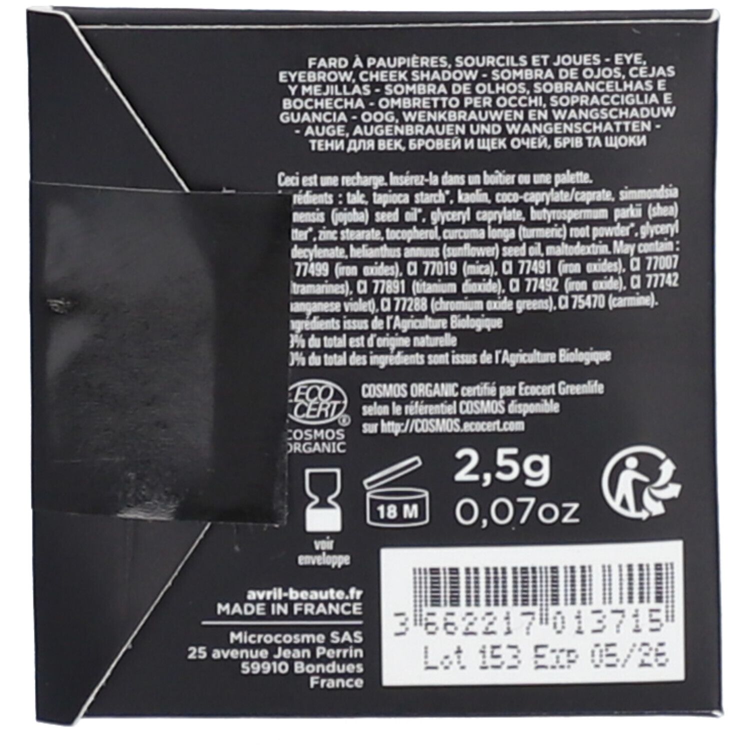 Avril - Zertifizierter Bio-Lidschatten
