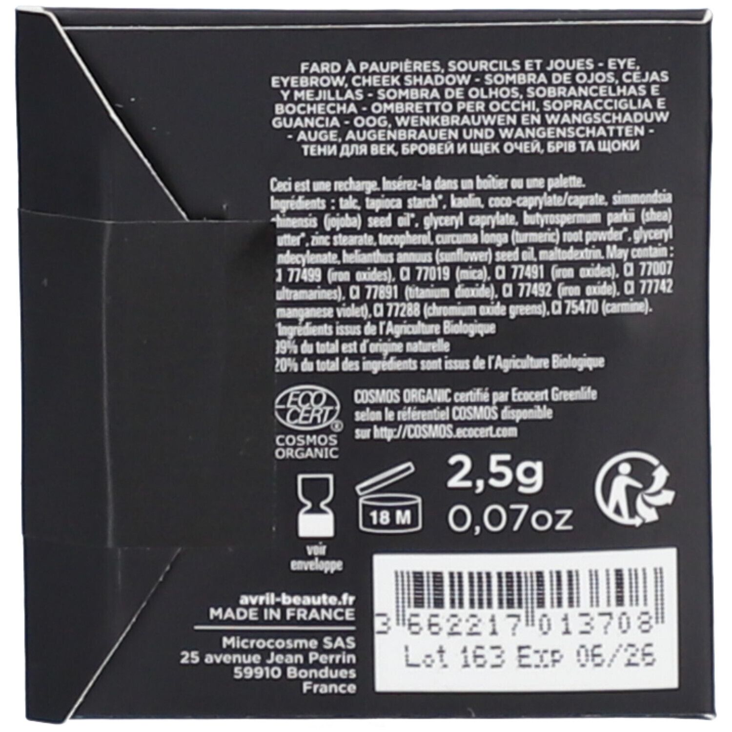 Avril - Zertifizierter Bio-Lidschatten
