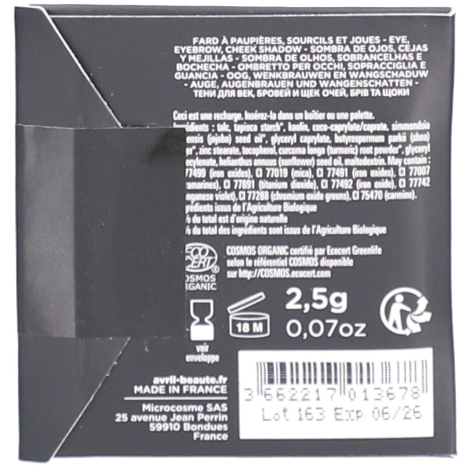 Avril - Zertifizierter Bio-Lidschatten
