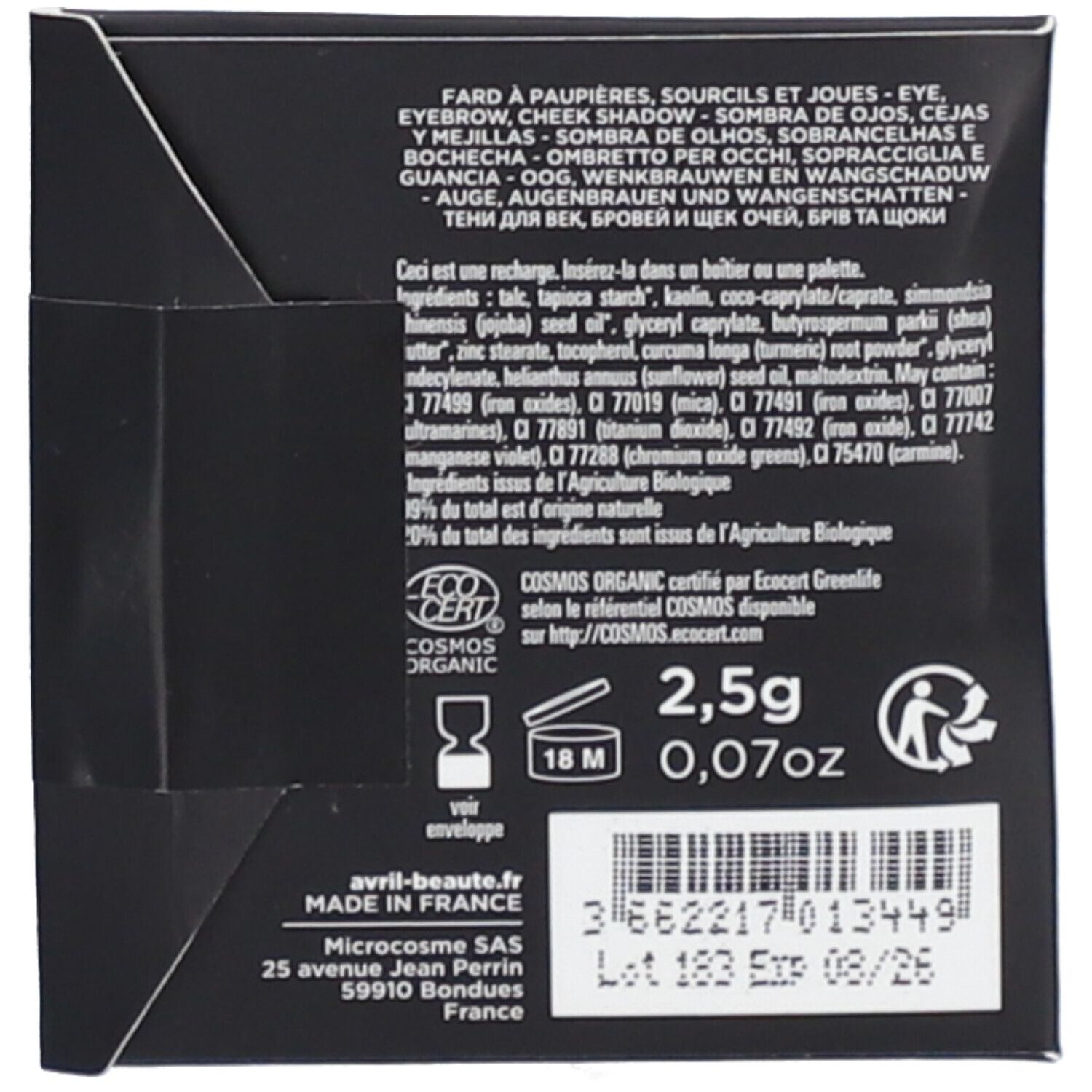 Avril - Zertifizierter Bio-Lidschatten