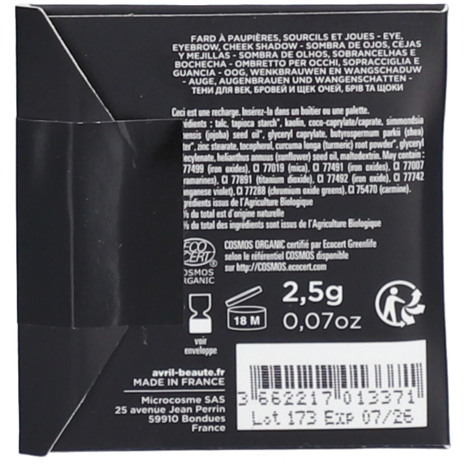 Avril - Zertifizierter Bio-Lidschatten