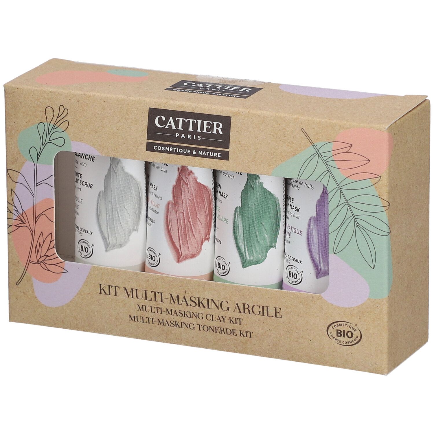 CATTIER Multi-Masking-Set mit Tonerde