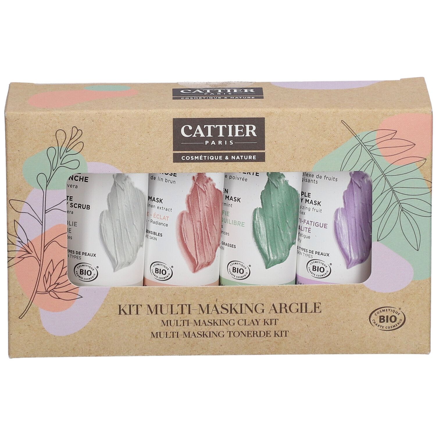 CATTIER Multi-Masking-Set mit Tonerde