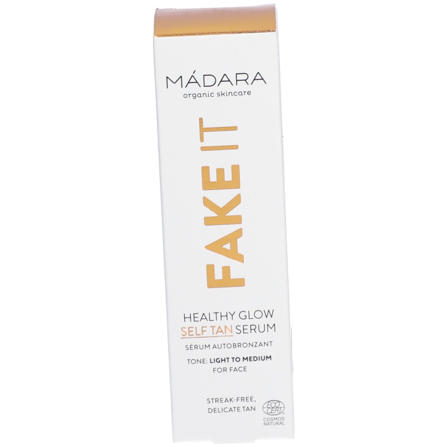 Madara Fake It Healthy Glow Selbstbräunungsserum fürs Gesicht 30ml