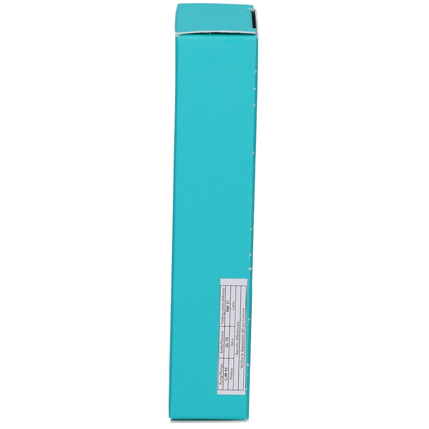 Seitenansicht der Moroccanoil Trocken Kopfhaut Behandlung Verpackung mit Produktinformationen.