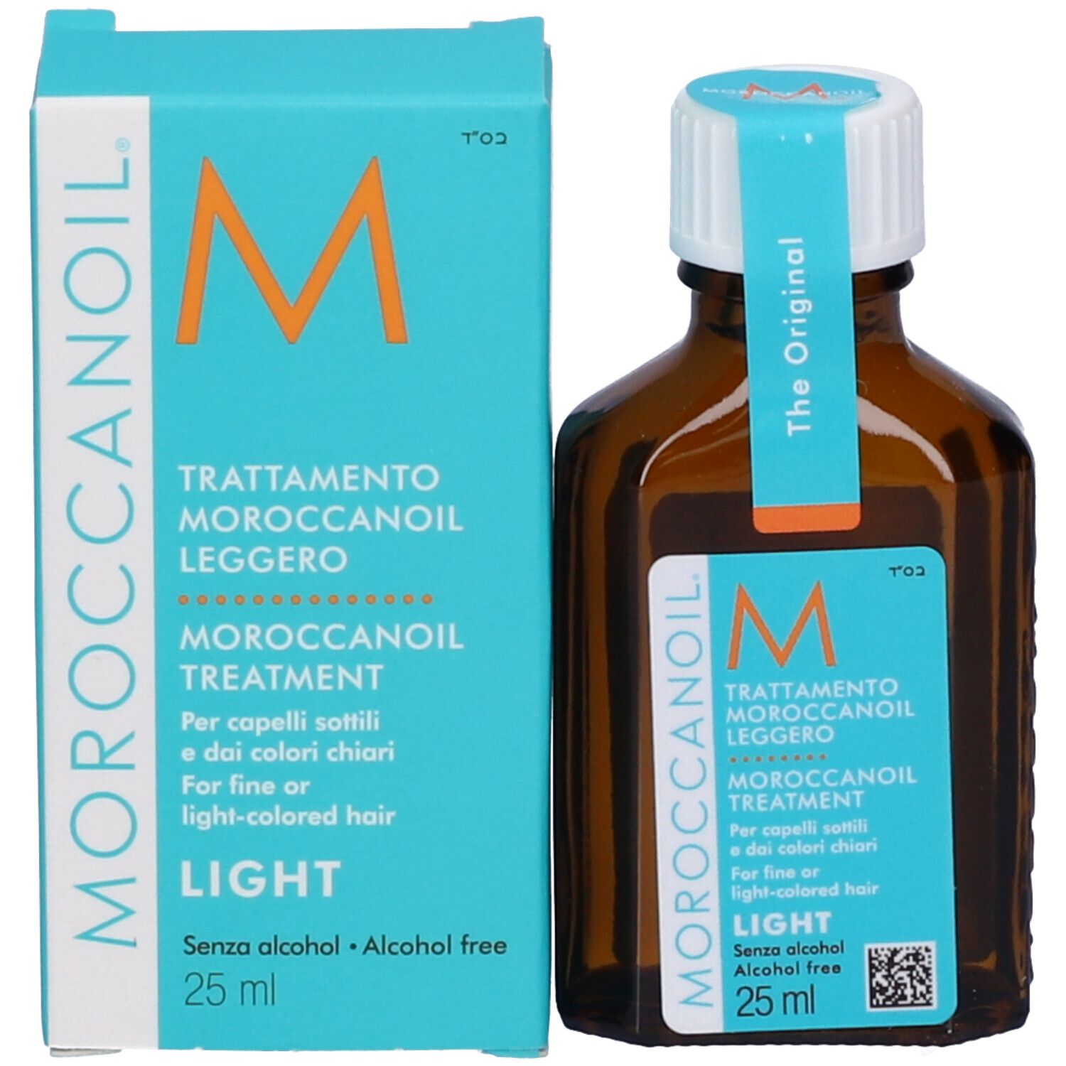 Moroccanoil Trattamento Leggero Flasche und Verpackung.