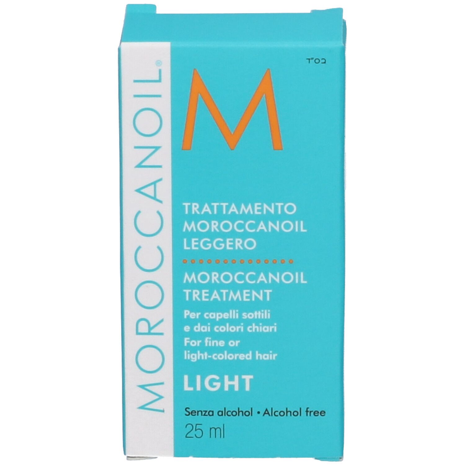 Vorderseite der Moroccanoil Trattamento Leggero Verpackung.
