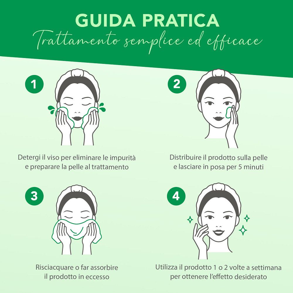 Anleitung zur Anwendung der "Colours Of Life Organic Jelly Green Mask".