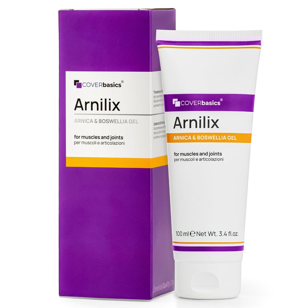 Arnilix Arnika & Boswellia Gel Tube und Faltschachtel.
