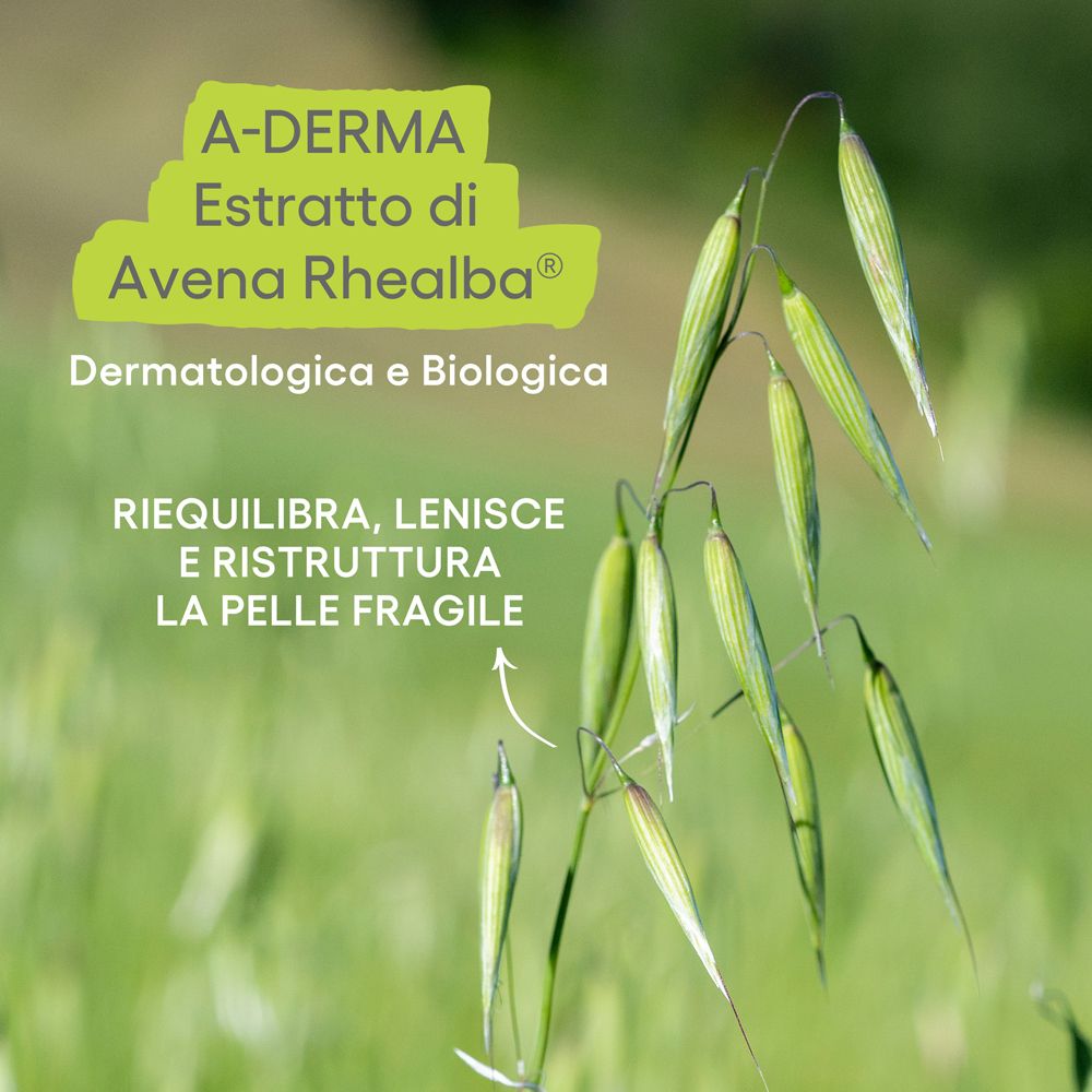 A-Derma Rhealba Hafer-Extrakt: Dermatologisch und biologisch. Beruhigt, glättet und repariert empfindliche Haut.