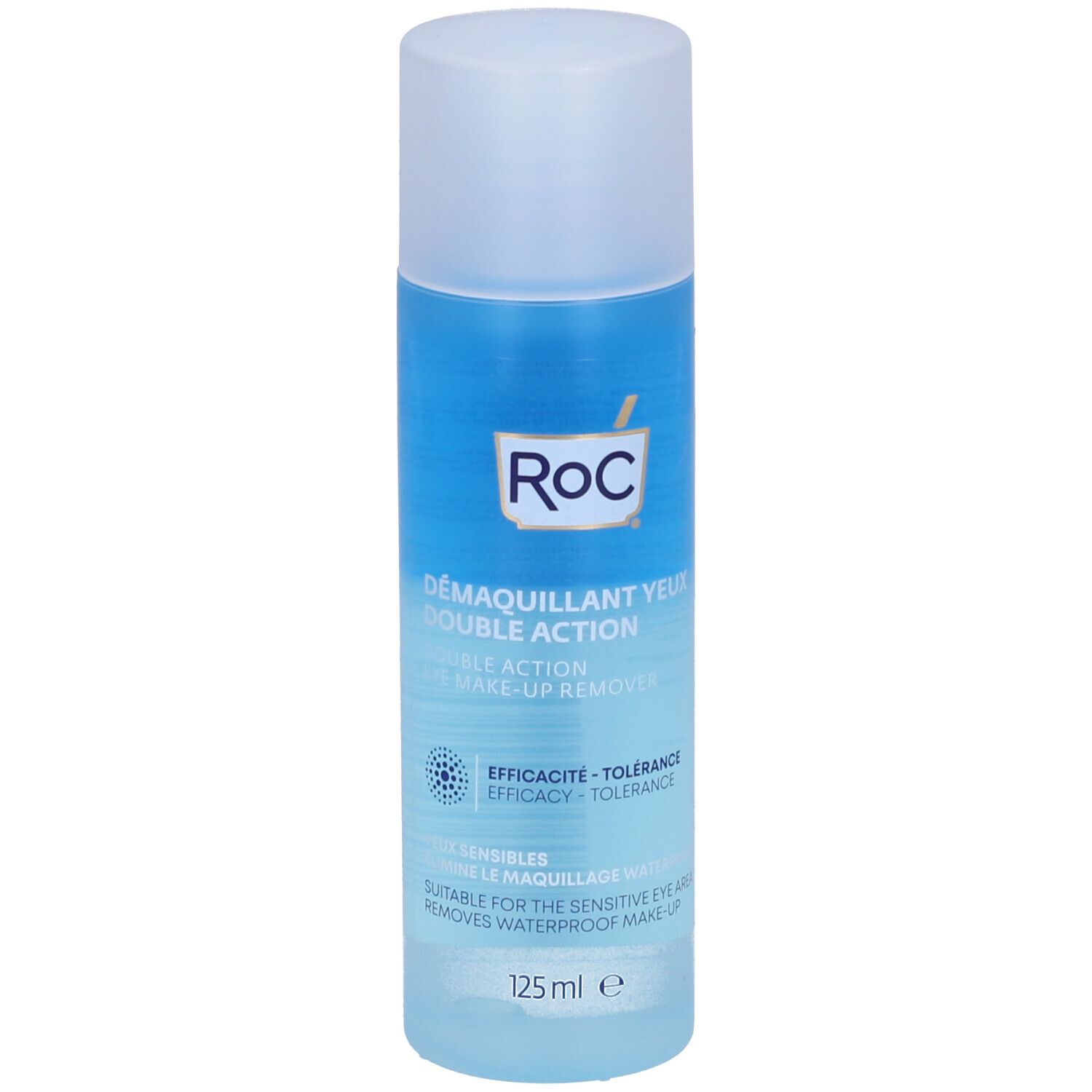 RoC Demaquillant Yeux Double Action Flasche, 125 ml.