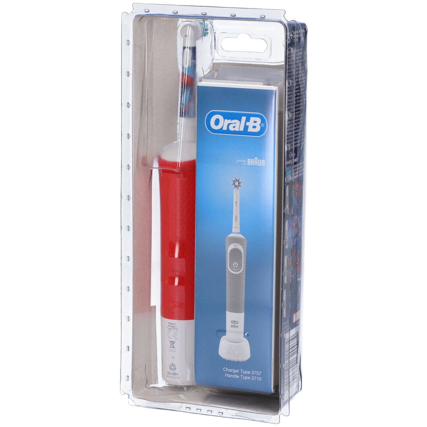 Oral-B - Elektrische Zahnbürste "Vitality 100 Kids Spiderman CLS" in Rot