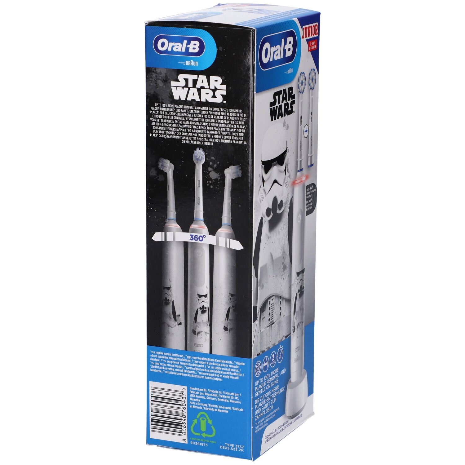 Oral-B - Elektrische Zahnbürste "Junior" Star Wars