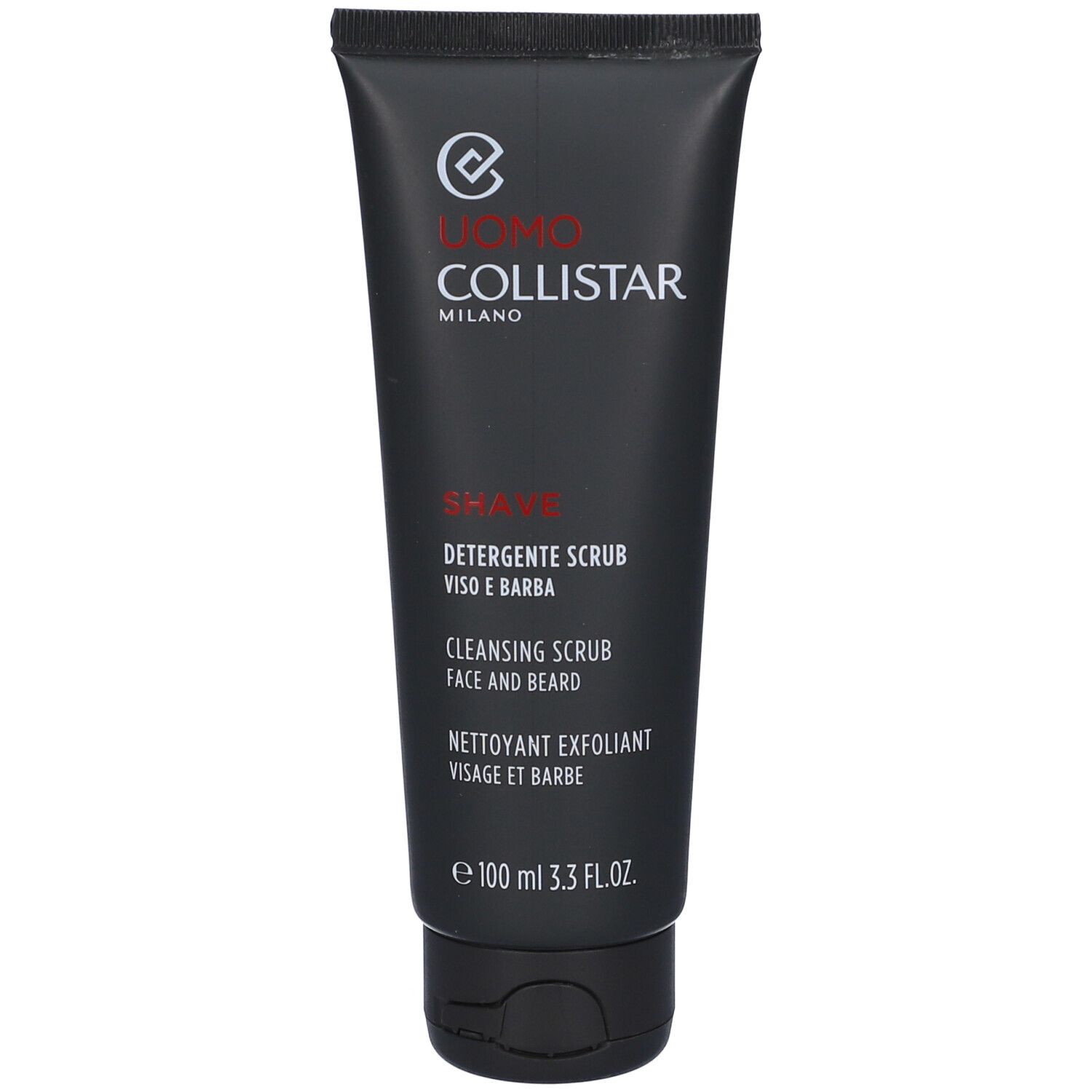 Collistar Uomo Reinigungspeeling für Gesicht und Bart, 100 ml.