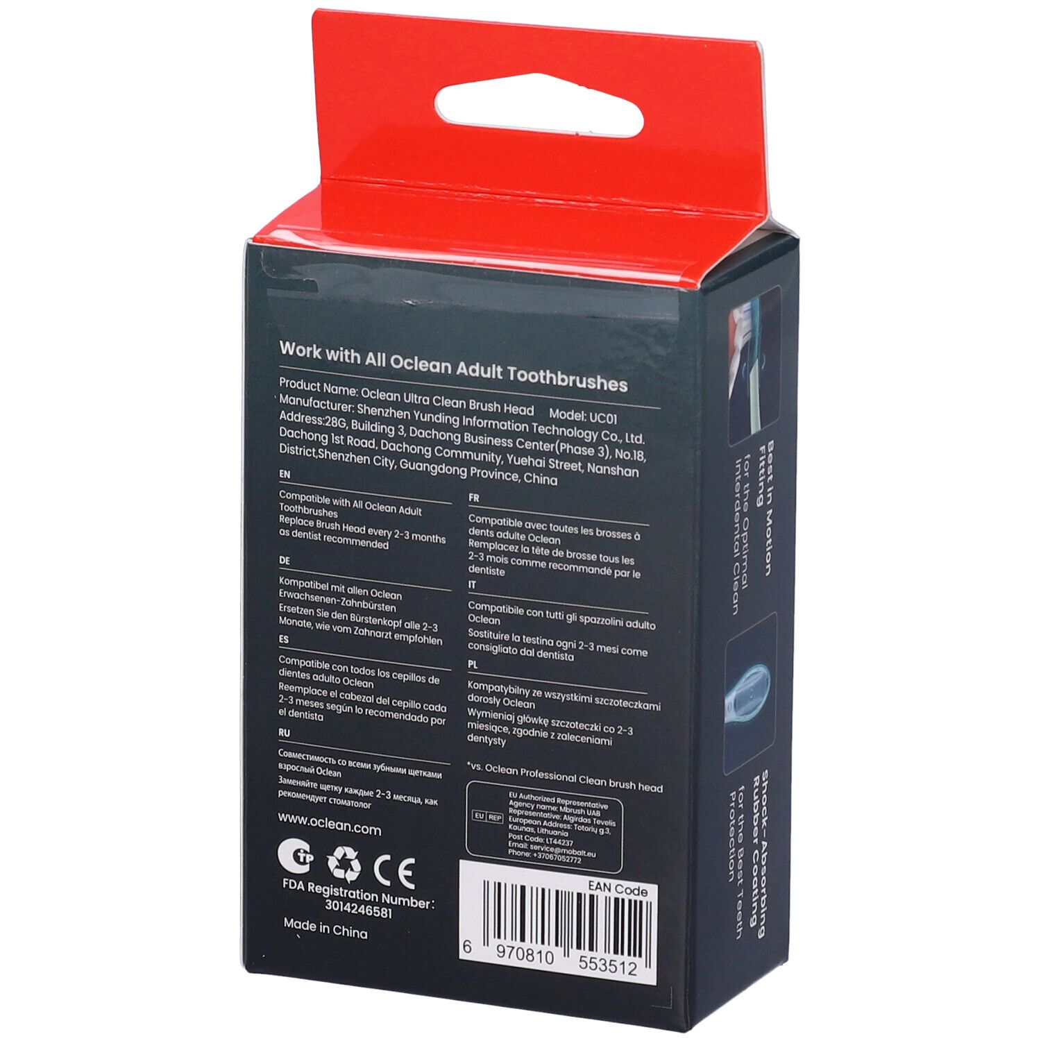 Oclean Bürstenkopf Ultra Clean