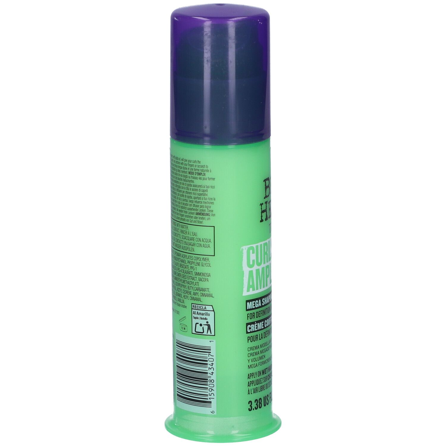 Bed Head Curl Amplifier Creme, hellgrüne Flasche.