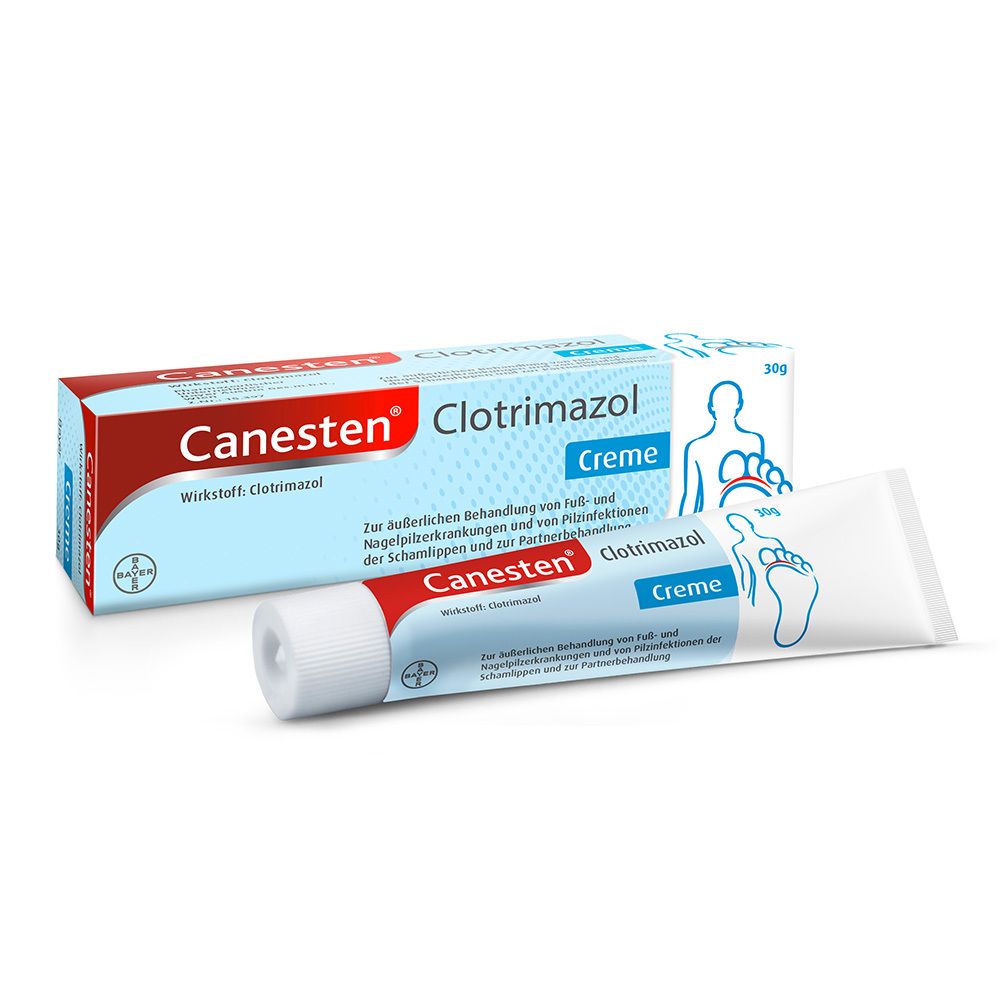 Canesten® Clotrimazol Creme zur Behandlung von Haut- und Fußpilz 30 g