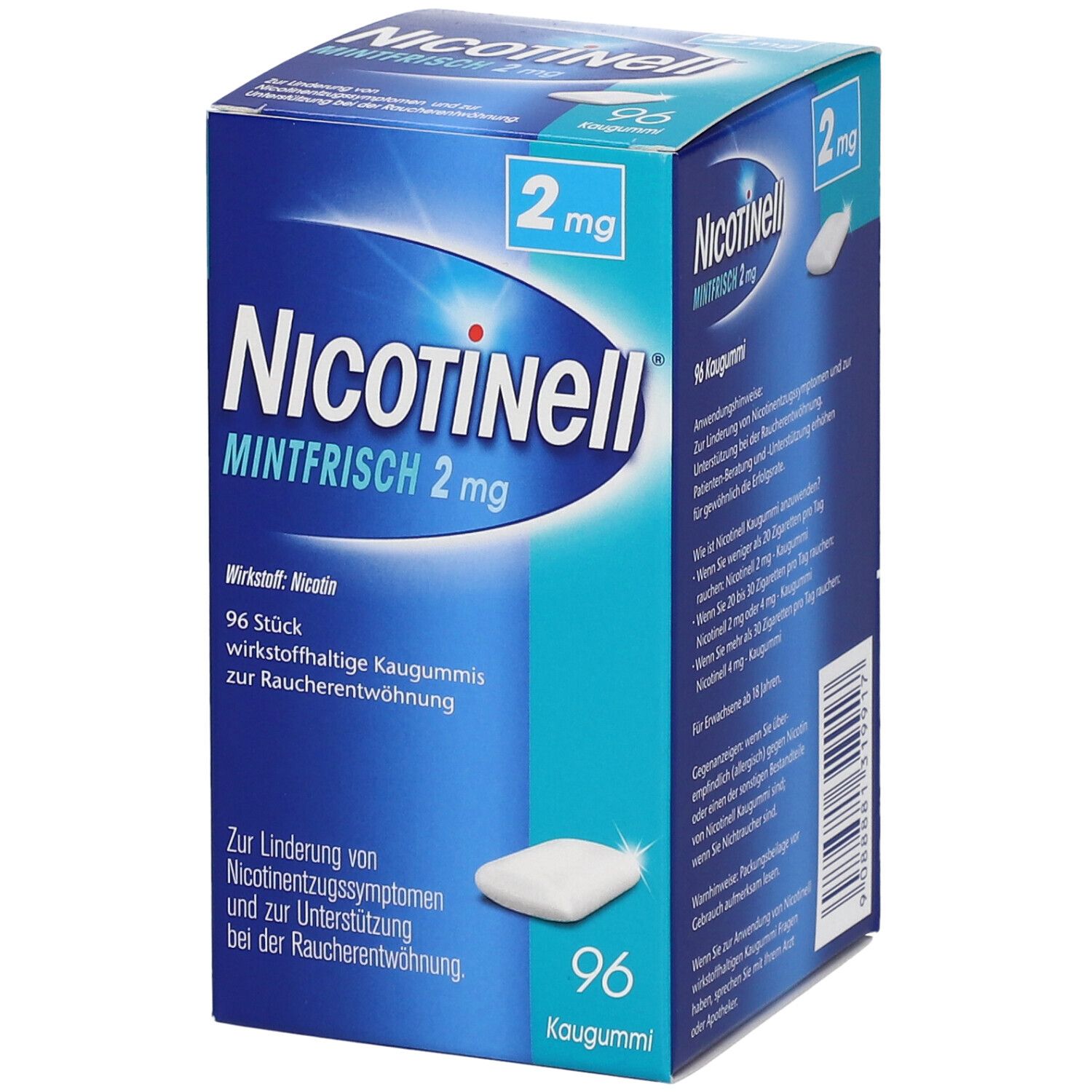 Nicotinell® Kaugummi mintfrisch 2 mg 96 St