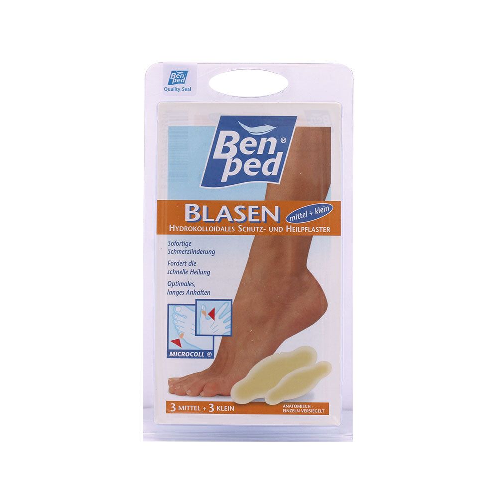 Ben ped Blasenpflaster Pflaster 6 St