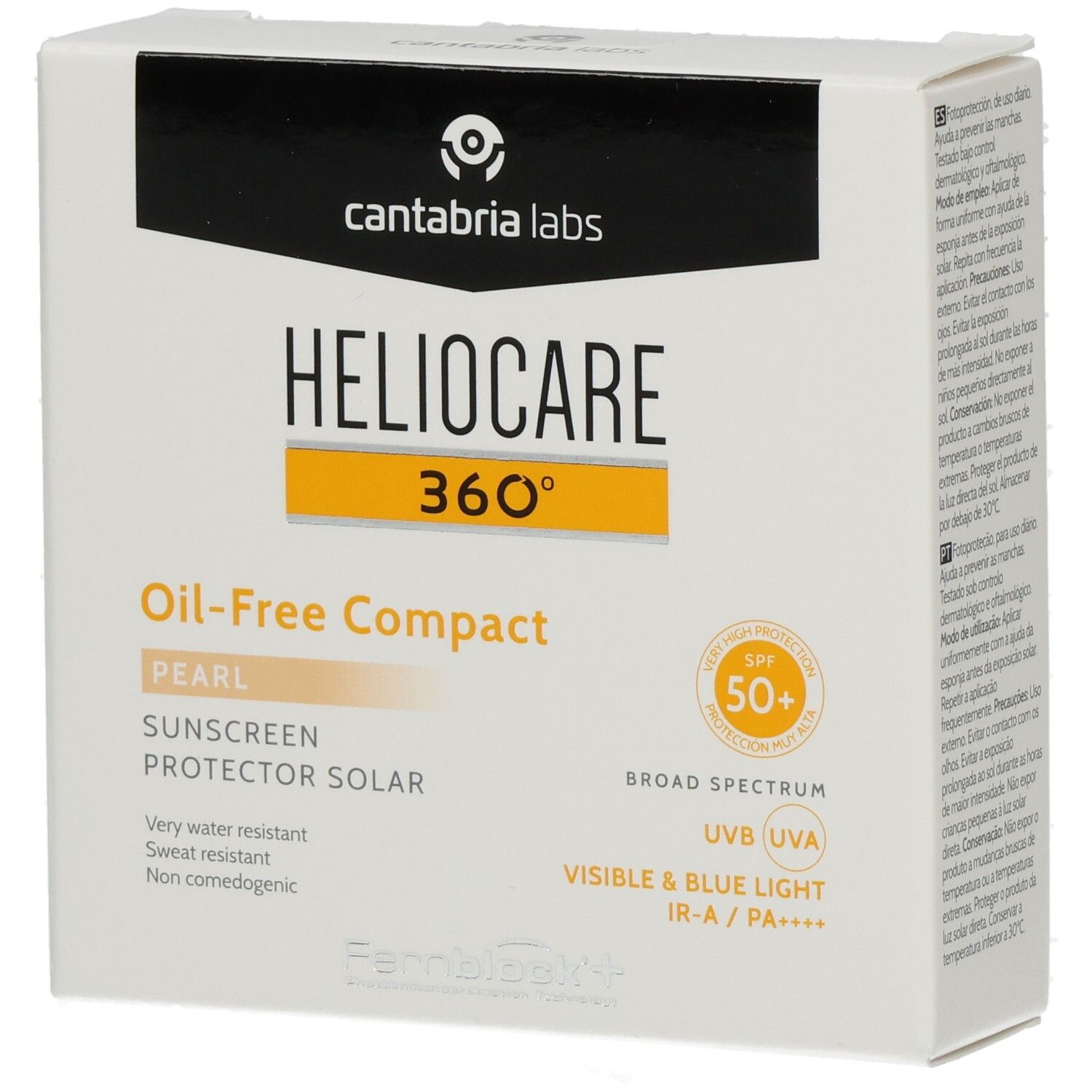 Heliocare 360° Oil-Free Compact Pearl Spf 50+ Puder 10 G Unisex