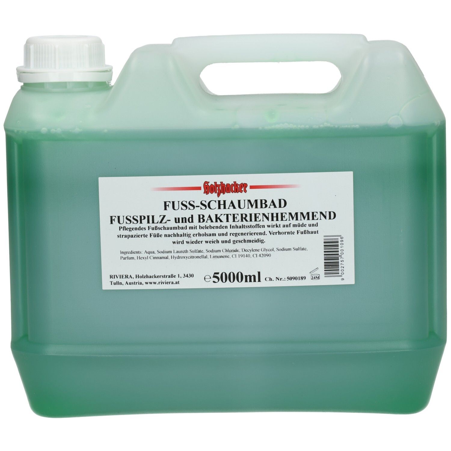 Holzacker Fuß-Schaumbad Fußbad 5000 ml