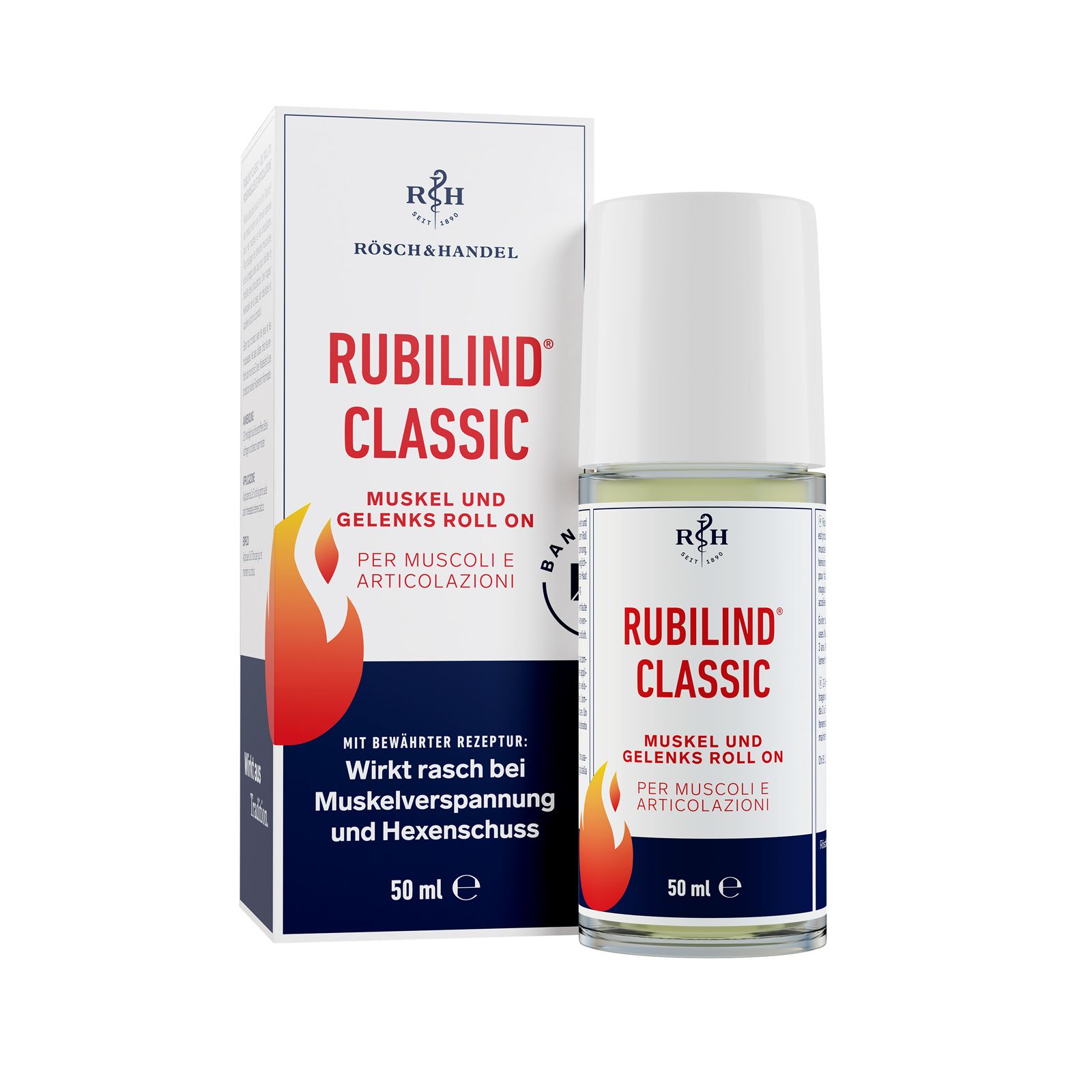 Rubilind Rubilind® Classic Muskel-Und Gelenks Roll On Roller 50 Ml Unisex