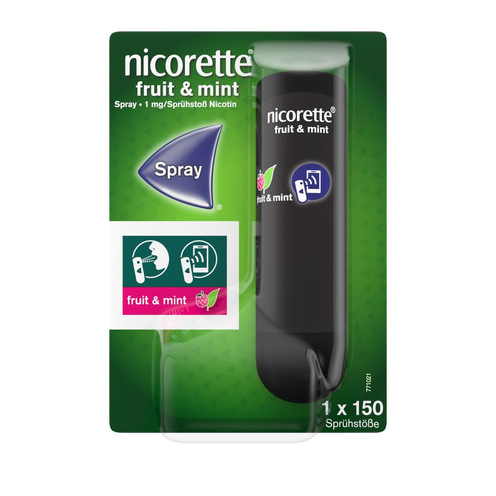 nicorette® fruit & mint Spray 1 mg Mundspray St