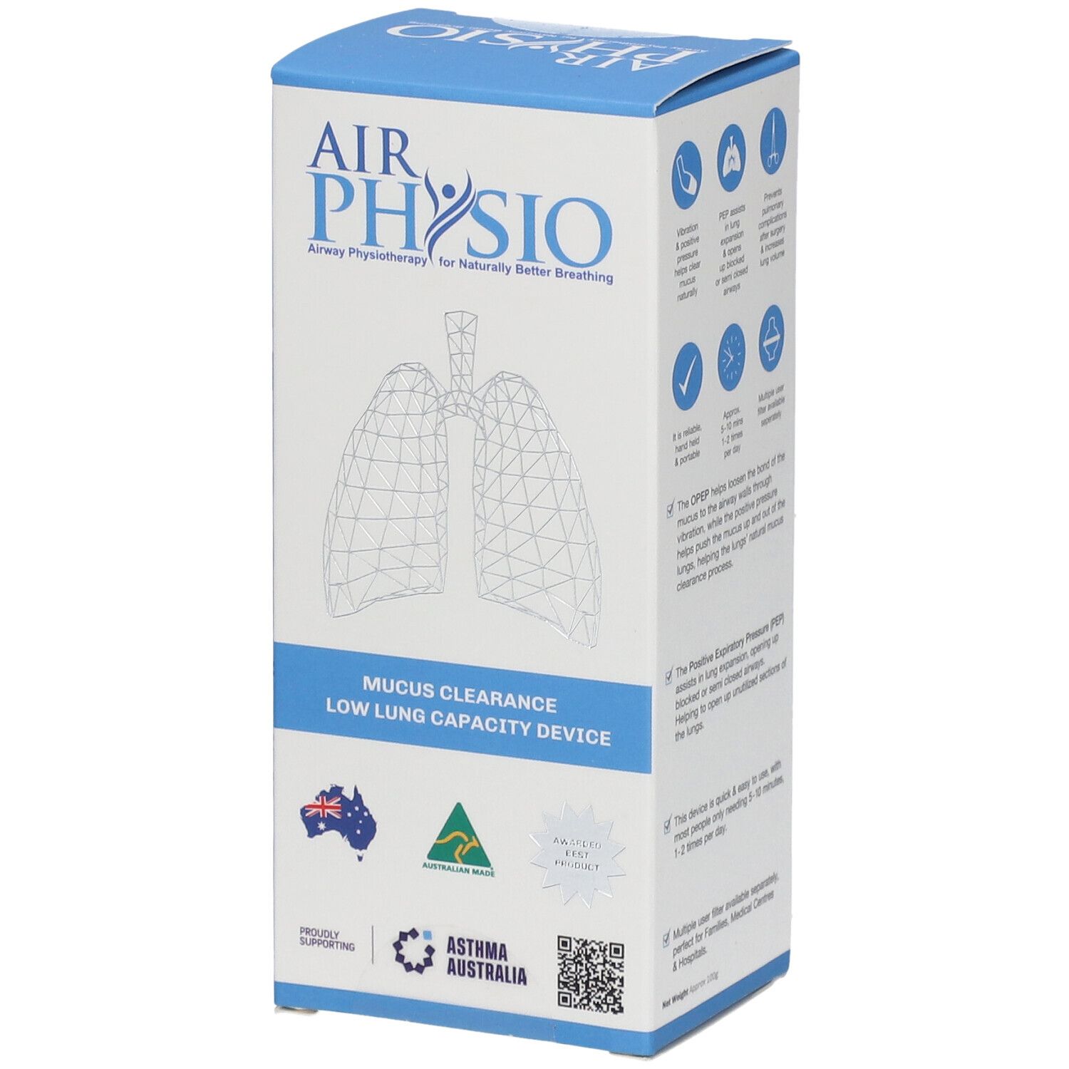 Airphysio Gerät bei geringer Lungenkapazität 1 St