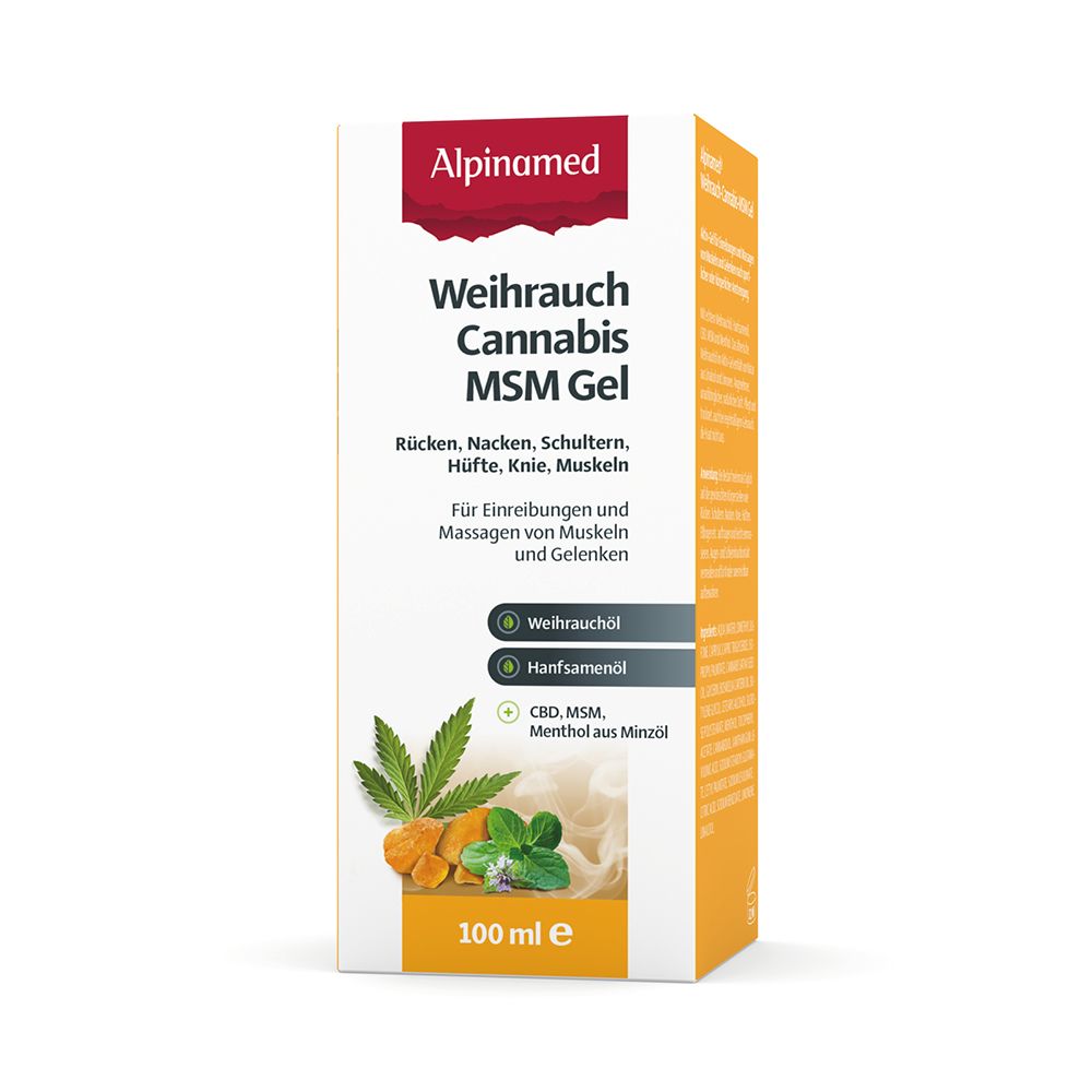 Alpinamed® Weihrauch Cannabis MSM Gel 100 ml