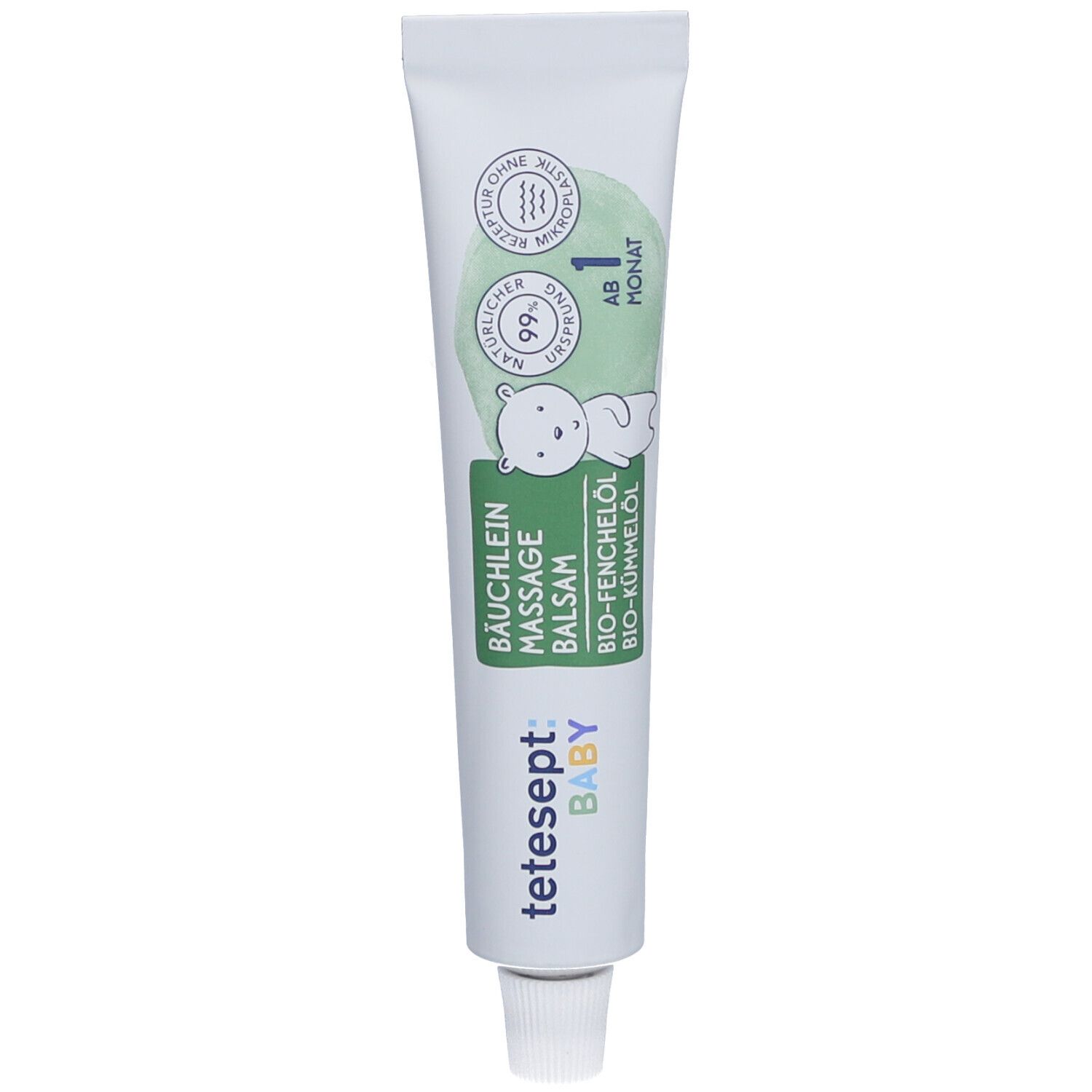 Tetesept® Baby Bäuchlein Massagebalsam Bio-Fenchel Bio-Kümmel Balsam 30 ml Unisex