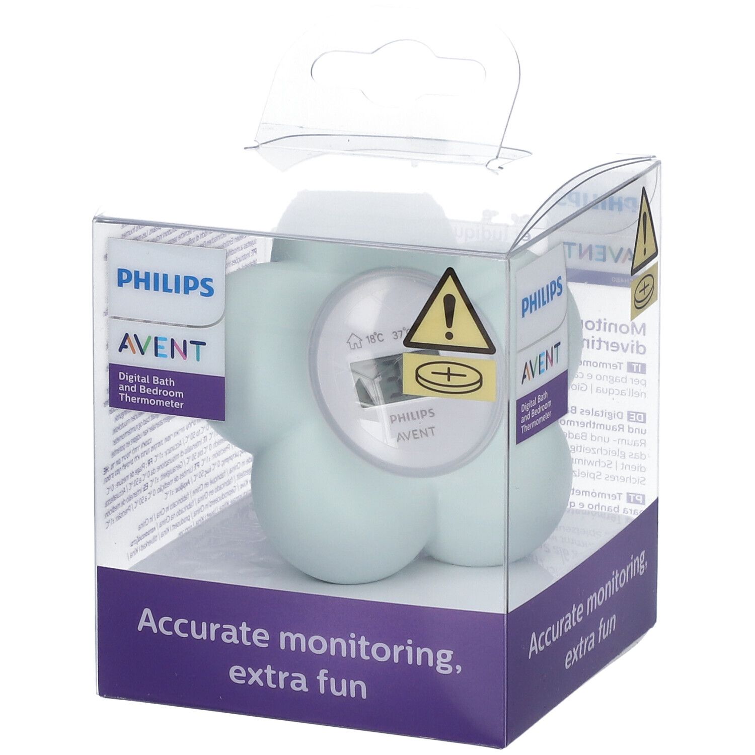 Avent Baby-Badewanne und Zimmerthermometer Thermometer 1 St