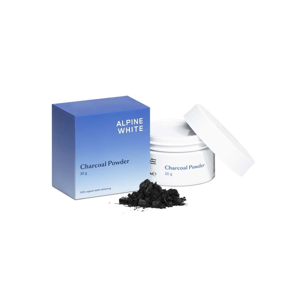 Alpine White Charcoal Powder Pulv. u. Lös.m. z. Herst. e. Lös. intraves. Anw 30 g