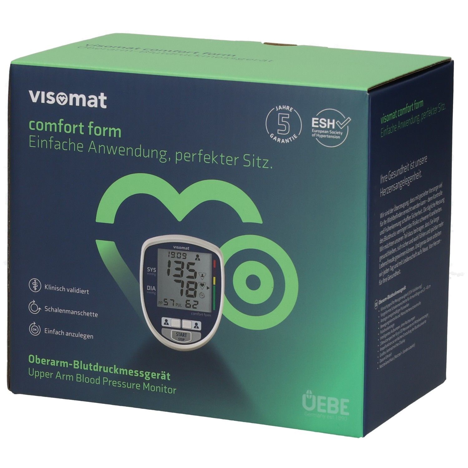 visomat® comfort form Oberarm Blutdruckmessgerät Gerät 1 St