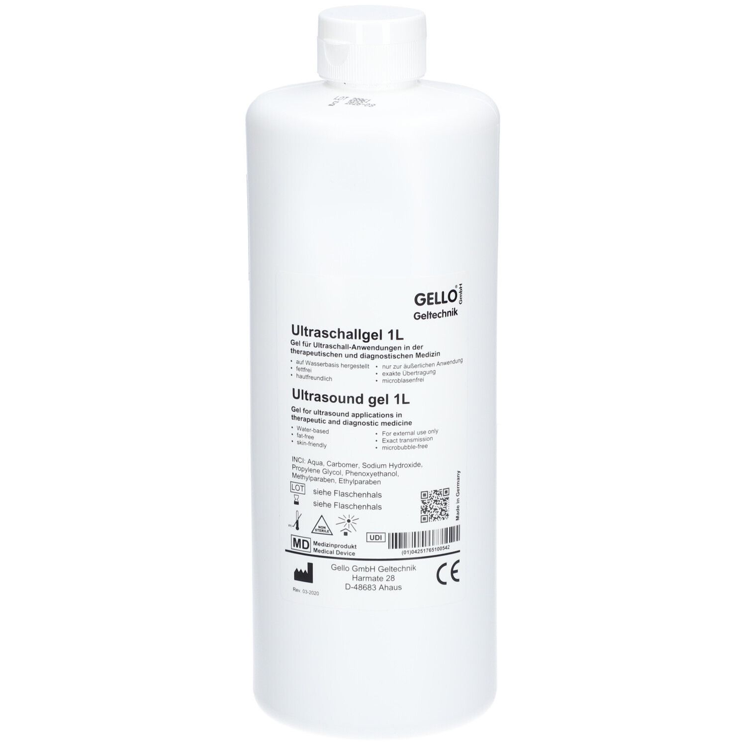 Ultraschall-Gel Gel 1000 ml
